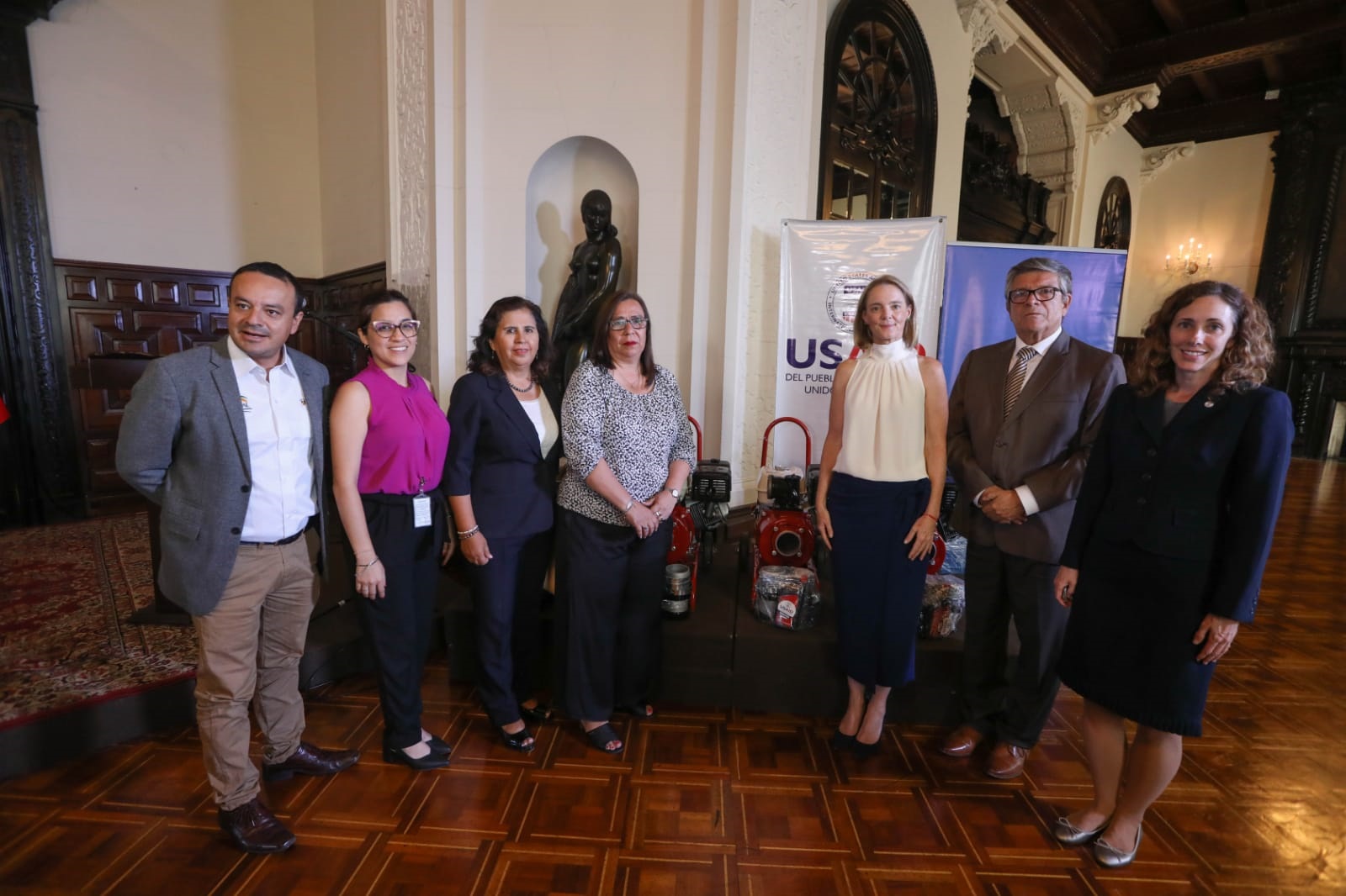 <strong> Ministra Nelly Paredes resaltó apoyo de USAID y Programa Mundial de Alimentos</strong>