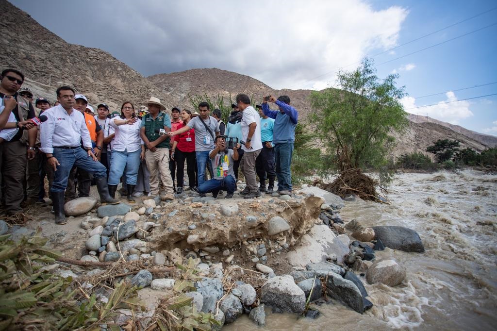 El agro se reactivará  con la reparación de canales y el Seguro Agrícola Catastrófico, anuncia Ministra  Nelly Paredes.