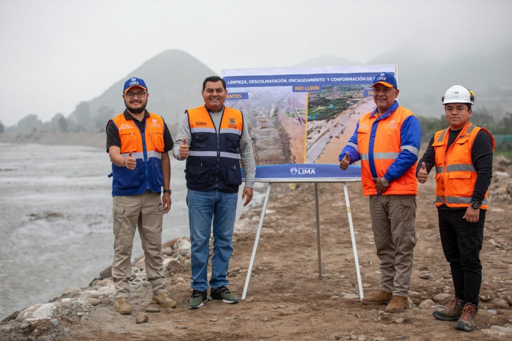 El río Lurín intervenido ante el Fenómeno El Niño