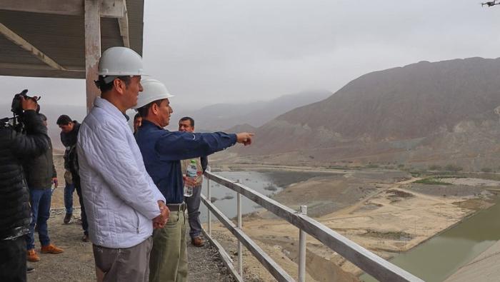 Ministro Manero en Chavimochic