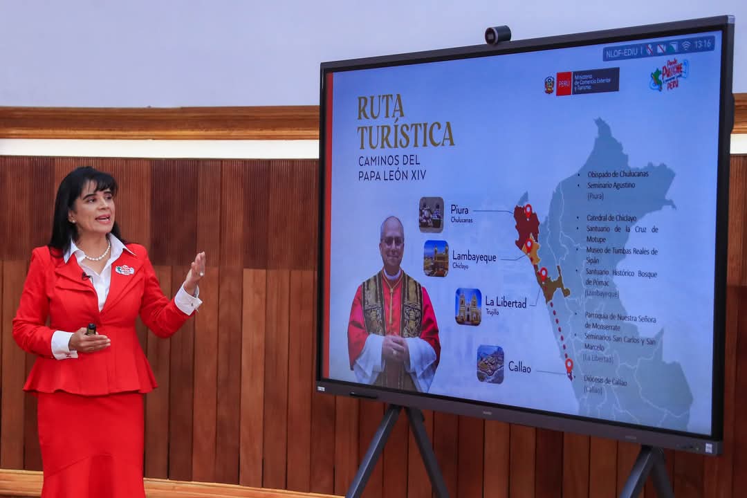 Mincetur: Gobierno destaca crecimiento de exportación de productos con valor agregado y la nueva ruta turística “Caminos del Papa León XIV”