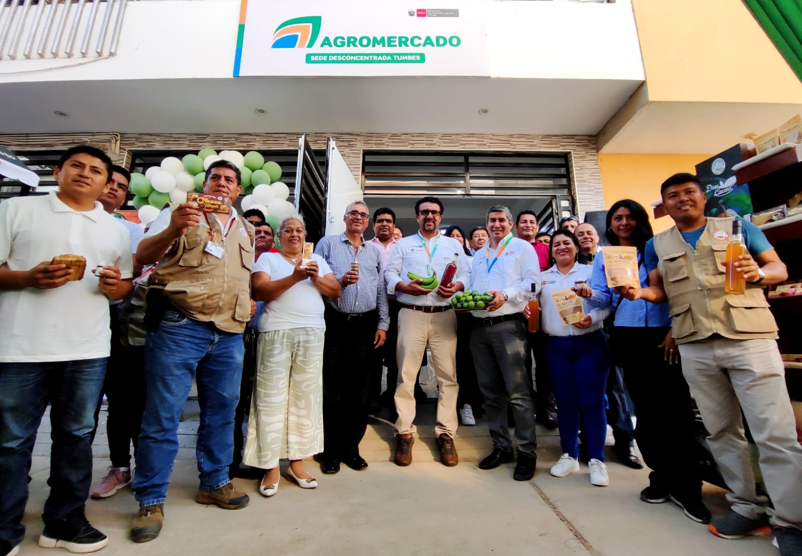 Inauguran sede de Agromercado en Tumbes para conectar al pequeño productor con mercados competitivos