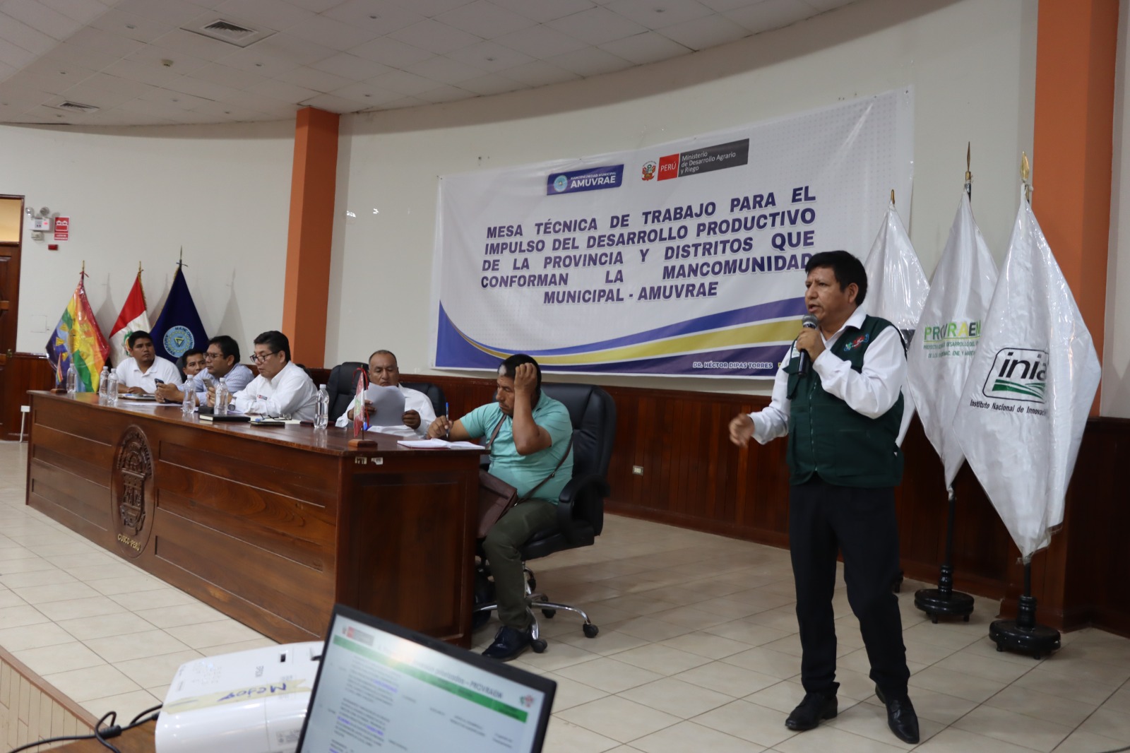 MIDAGRI presentó inversiones y proyectos agropecuarios a favor de la Mancomunidad AMUVRAE