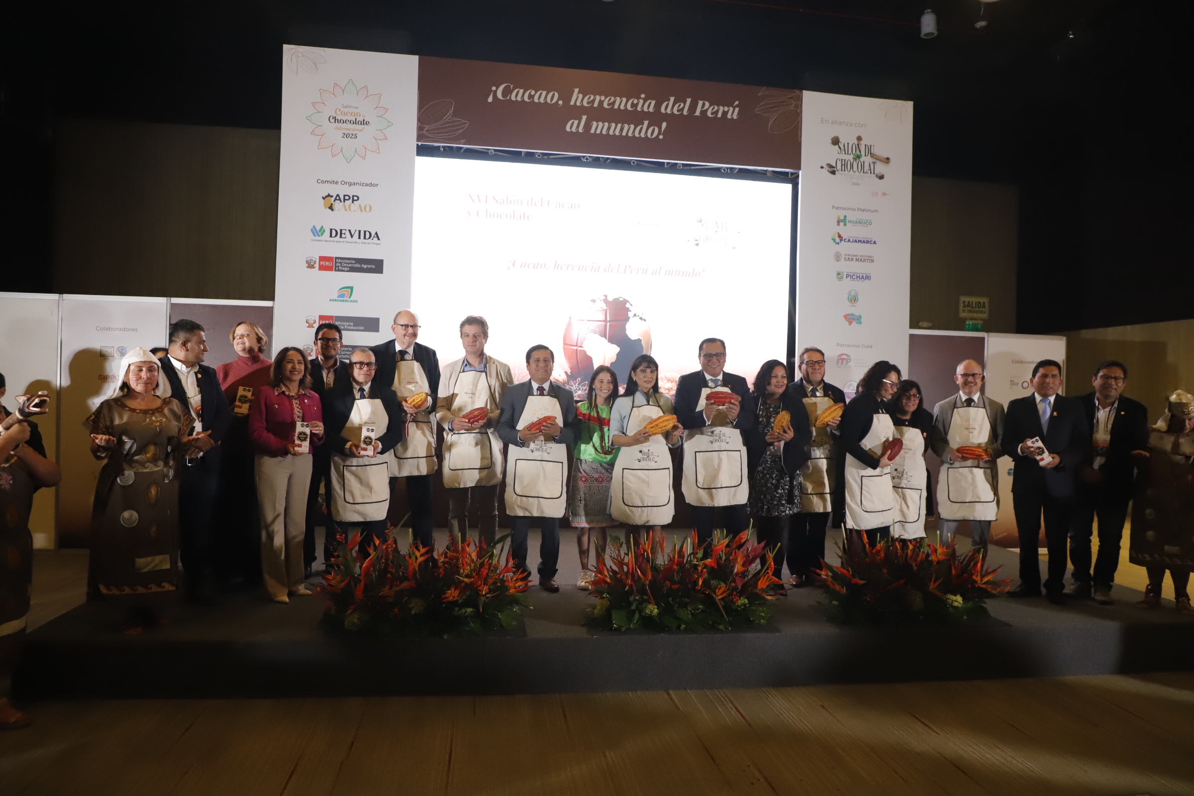 MIDAGRI resaltó el liderazgo del cacao peruano en el mundo durante la inauguración del XV9I Salón del Cacao y Chocolate Internacional 2025