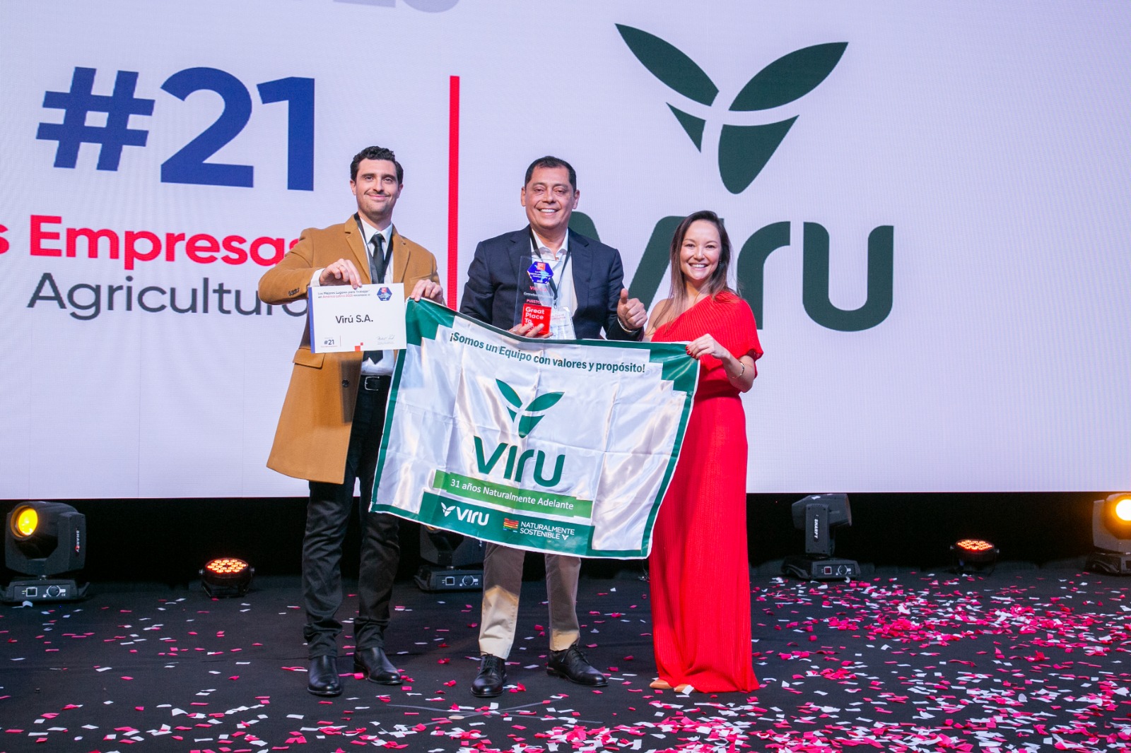 Viru S. A. es reconocida por GPTW como uno de “Los Mejores Lugares para Trabajar en América Latina 2025”