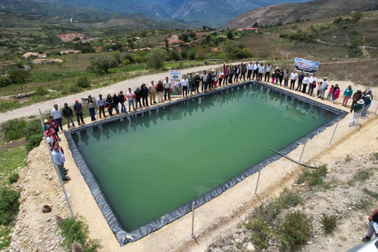 Cajamarca:  Foncodes impulsa el desarrollo rural productivo con la construcción de 80 reservorios en el distrito de Chancay