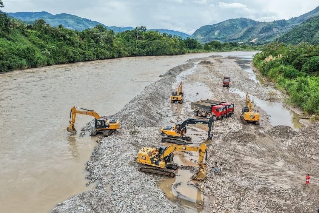 Midagri ejecuta  intervenciones de emergencia en ríos ante lluvias en la Selva Central
