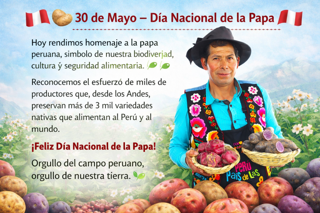 saludo  por el Día Nacional de la Papa 2026