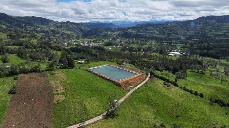 Inauguran   reservorio 1300 en la provincia de San Miguel, Cajamarca.