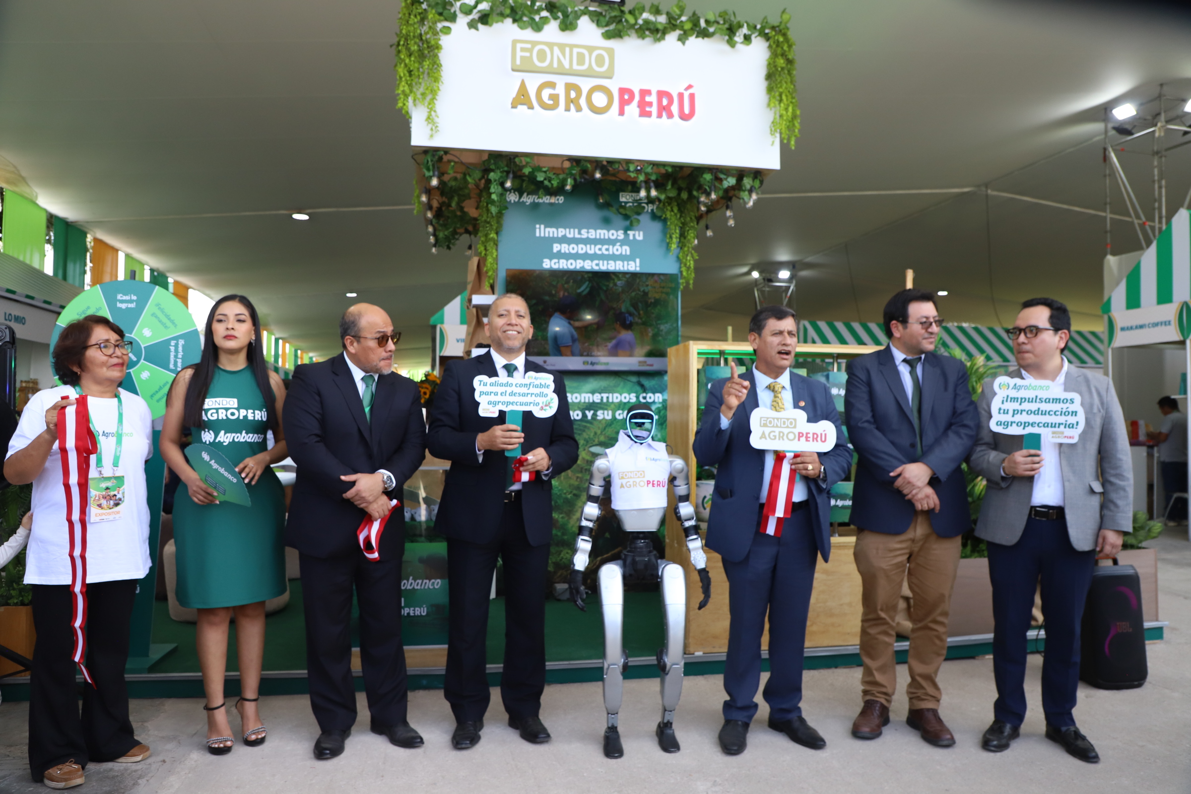 Robot de Agrobanco es la sensación en la Feria ExpoAgraria 2026 agraria
