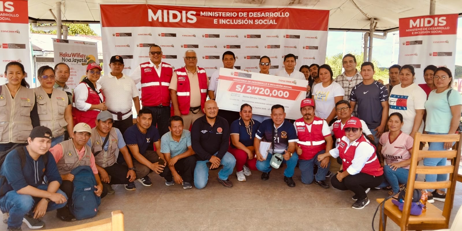 Foncodes pone en archa proyecto Noa Jayatai para impulsar desarrollo productivo de 800 familias nativas y migrantes en Loreto