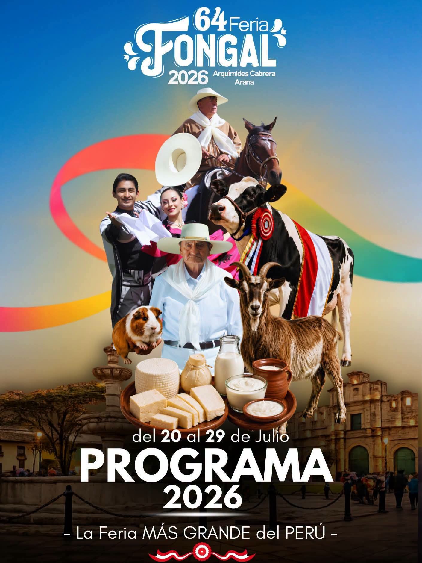 Feria de FONGAL Cajamarca 2026, presenta un amplio programa de actividades para impulsar la ganadería, la agricultura y las tradiciones de la región
