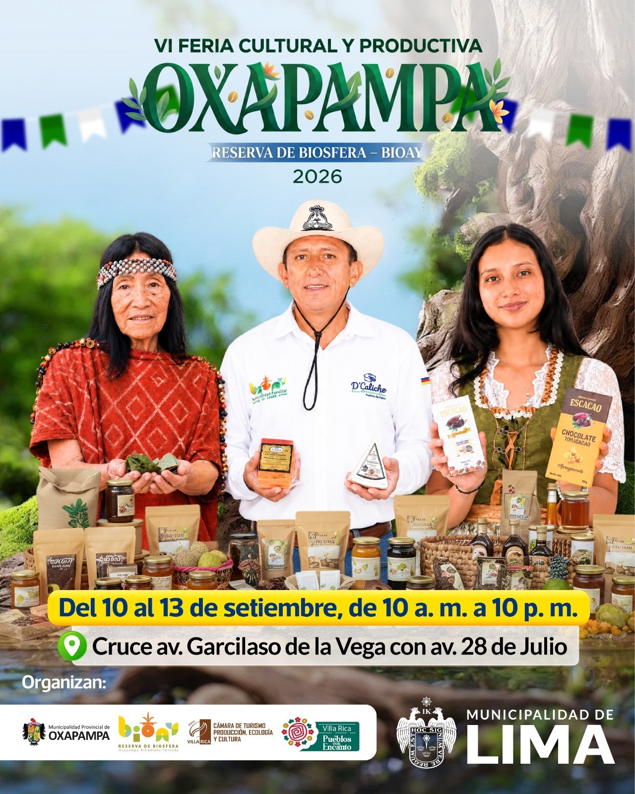 Feria Oxapampa 2026 en Lima: Con premios, sorteos con “pasaporte” y los mejores productos llegan a la Alameda 28 de julio.