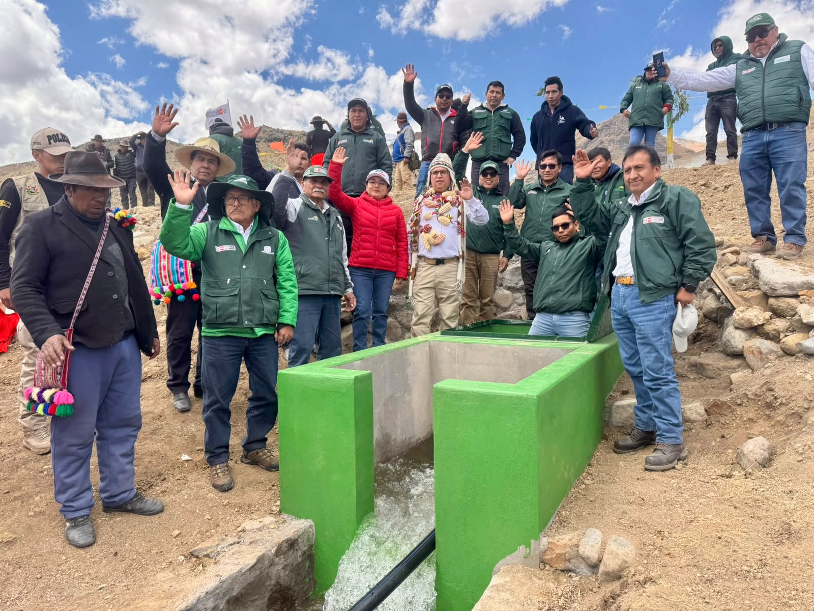 Moquegua: Más de 600 familias se benefician con obras  de siembra y cosecha de agua