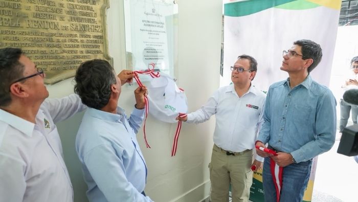 Arequipa: MIDAGRI inaugura oficina de Agrobanco para acercar créditos a pequeños productores agrarios